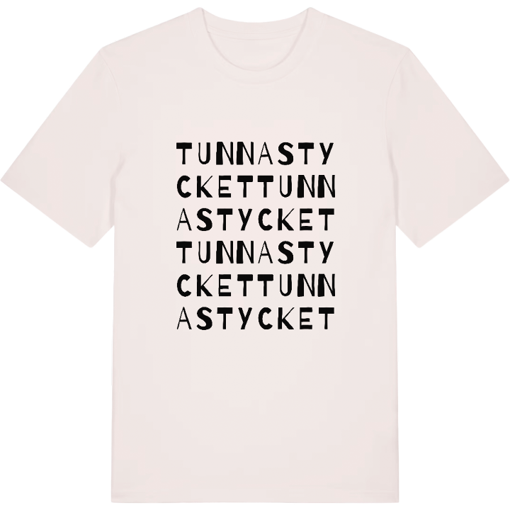 Tunna stycket ordlek t-shirt – t-shirt från PinShirt
