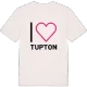 Jag älskar Tupton t-shirt stort tryck