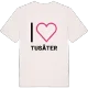 Jag älskar Tusäter t-shirt stort tryck