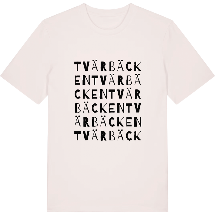 Tvärbäcken ordlek t-shirt – t-shirt från PinShirt