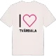 Jag älskar Tvärdala t-shirt stort tryck