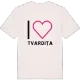 Jag älskar Tvardița t-shirt stort tryck