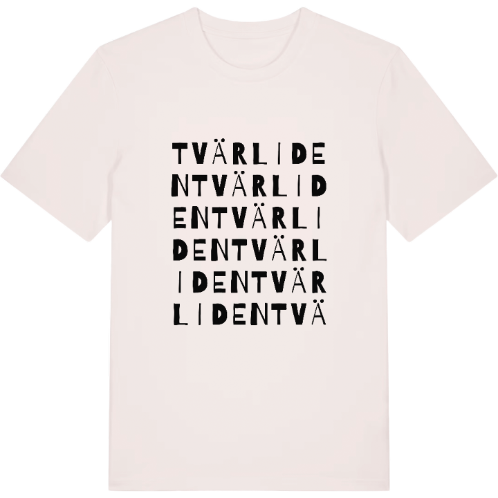 Tvärliden ordlek t-shirt – t-shirt från PinShirt