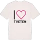 Jag älskar Tveten t-shirt stort tryck