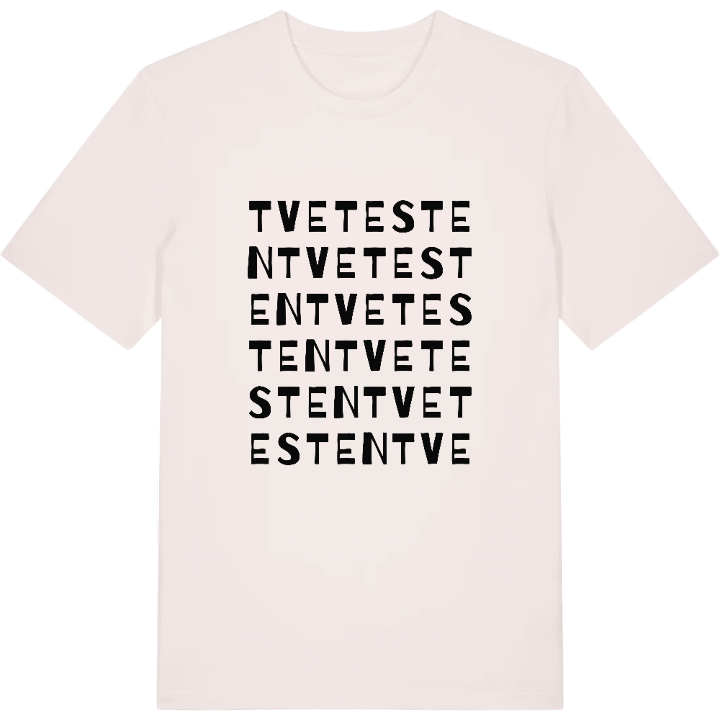 Tvetesten ordlek t-shirt – t-shirt från PinShirt
