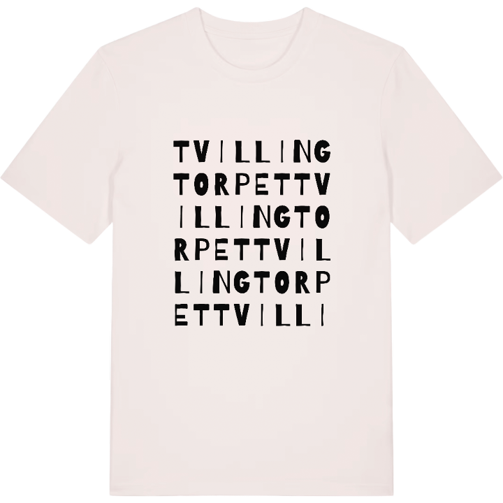 Tvillingtorpet ordlek t-shirt – t-shirt från PinShirt
