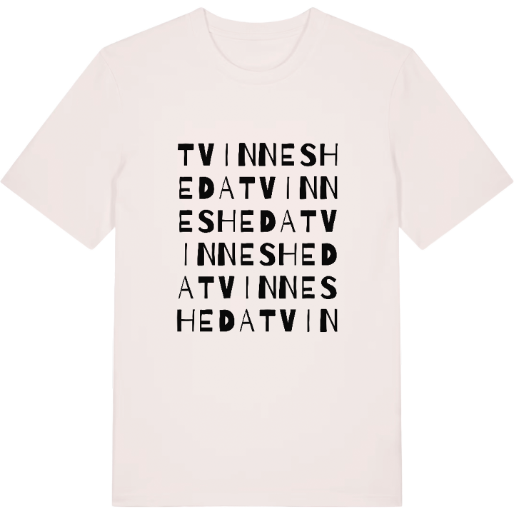 Tvinnesheda ordlek t-shirt – t-shirt från PinShirt