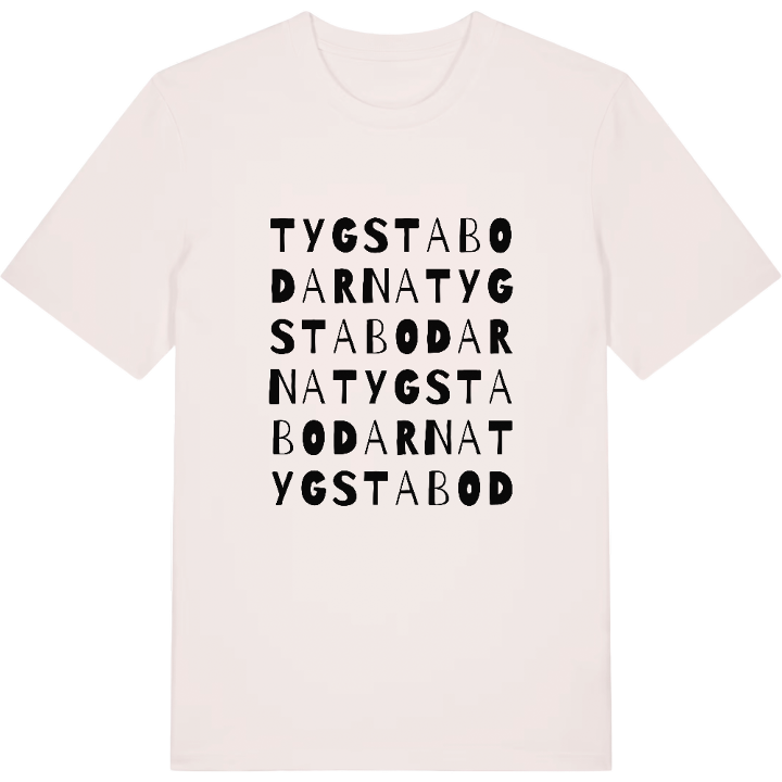 Tygstabodarna ordlek t-shirt – t-shirt från PinShirt