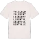 Tyllered ordlek t-shirt