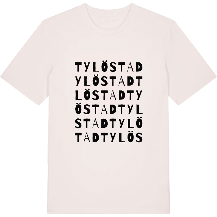 Tylöstad ordlek t-shirt – t-shirt från PinShirt