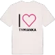 Jag älskar Tymianka t-shirt stort tryck