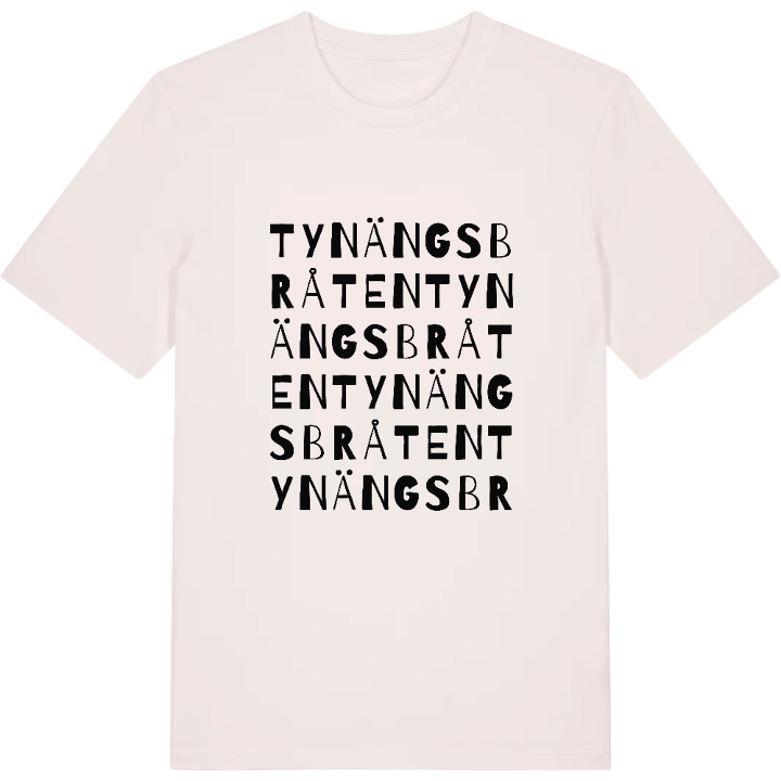 Tynängsbråten ordlek t-shirt – t-shirt från PinShirt