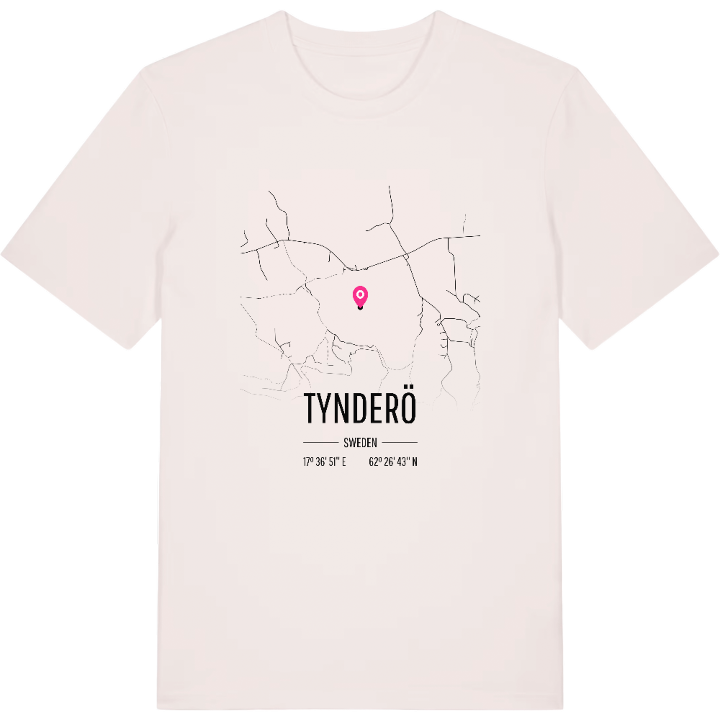 Tynderö karta t-shirt – t-shirt från PinShirt