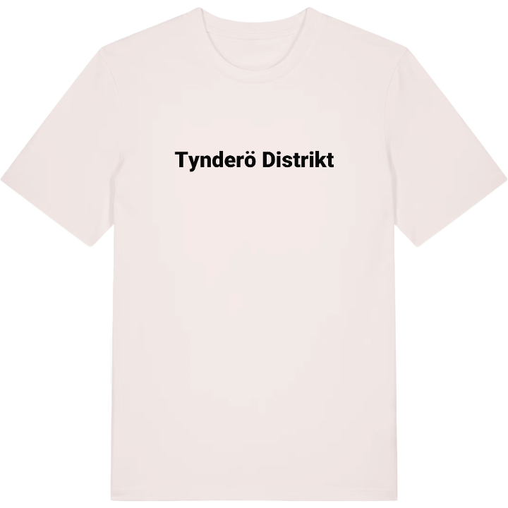 Tynderö distrikt fetstil t-shirt – t-shirt från PinShirt