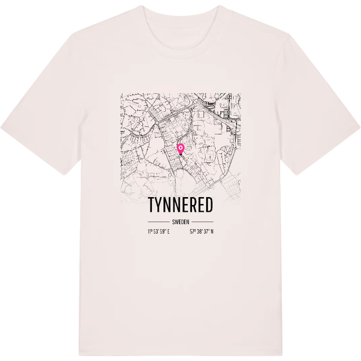 Tynnered karta t-shirt – t-shirt från PinShirt