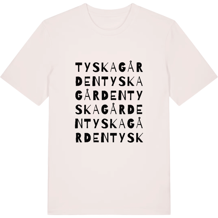 Tyskagården ordlek t-shirt – t-shirt från PinShirt