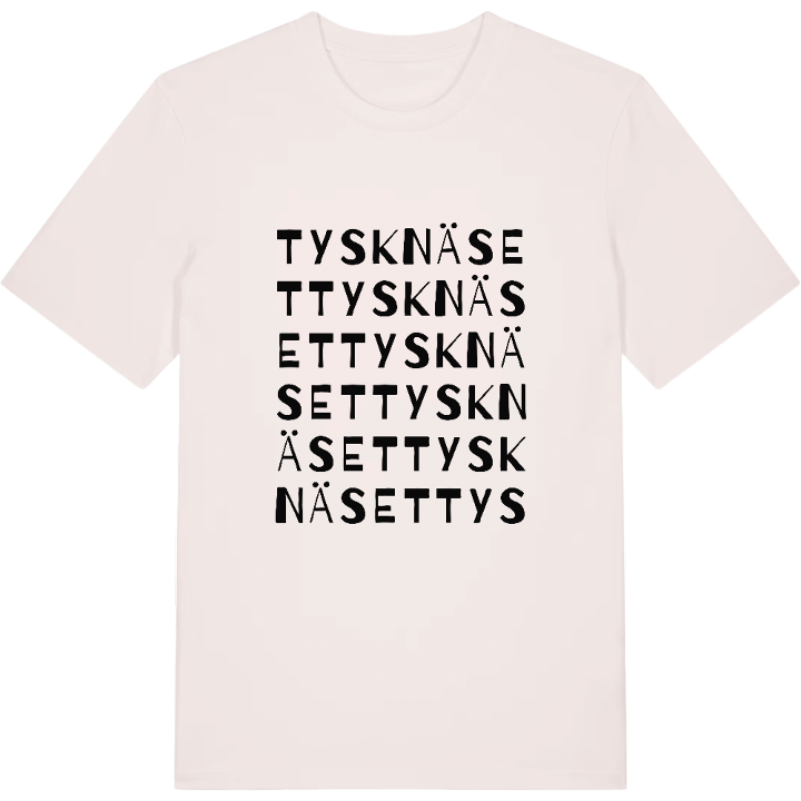 Tysknäset ordlek t-shirt – t-shirt från PinShirt