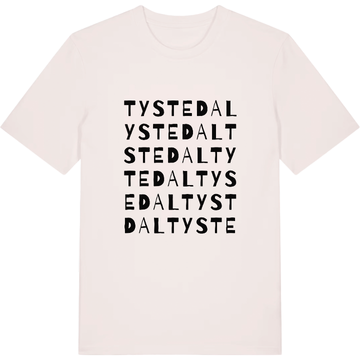 Tystedal ordlek t-shirt – t-shirt från PinShirt