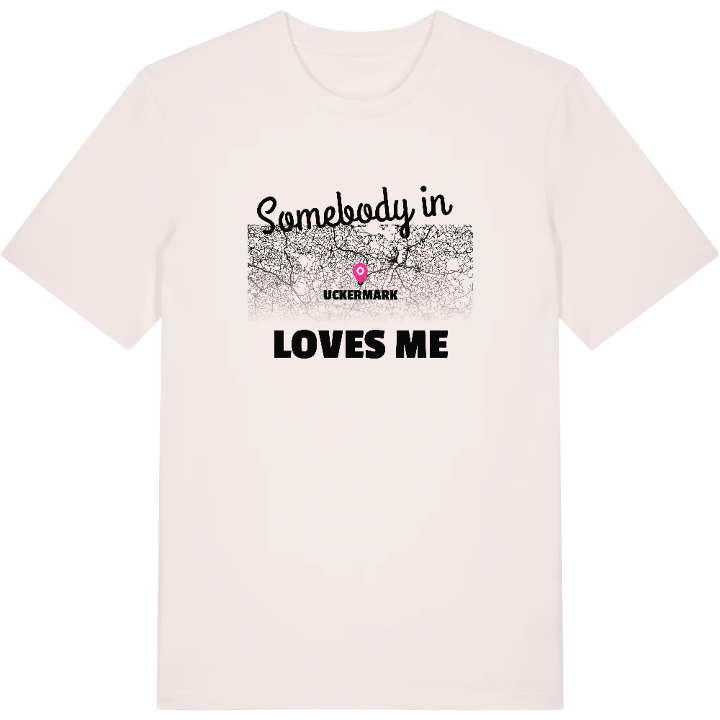 Någon i Uckermark älskar mig t-shirt – t-shirt från PinShirt
