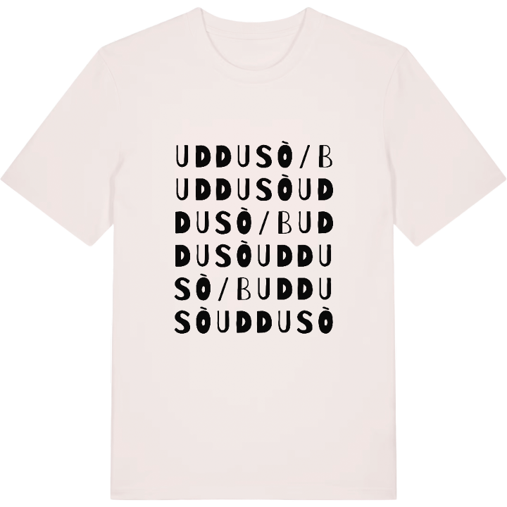 Uddusò/Buddusò ordlek t-shirt – t-shirt från PinShirt