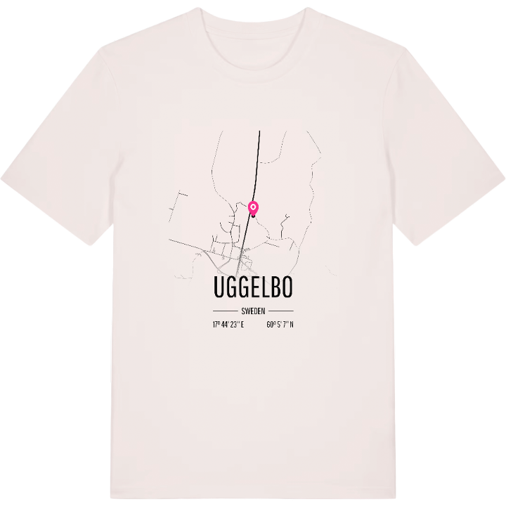Uggelbo karta t-shirt – t-shirt från PinShirt