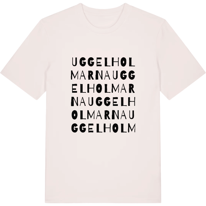 Uggelholmarna ordlek t-shirt – t-shirt från PinShirt