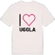 Jag älskar Uggla t-shirt stort tryck