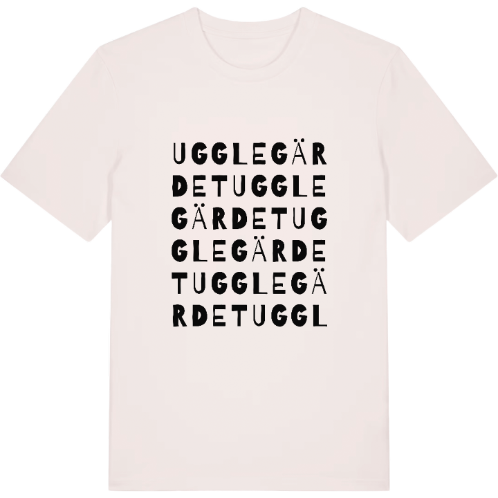 Ugglegärdet ordlek t-shirt – t-shirt från PinShirt