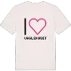 Jag älskar Ugglehuset t-shirt stort tryck