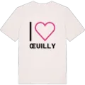 Jag älskar Œuilly t-shirt stort tryck