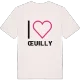 Jag älskar Œuilly t-shirt stort tryck