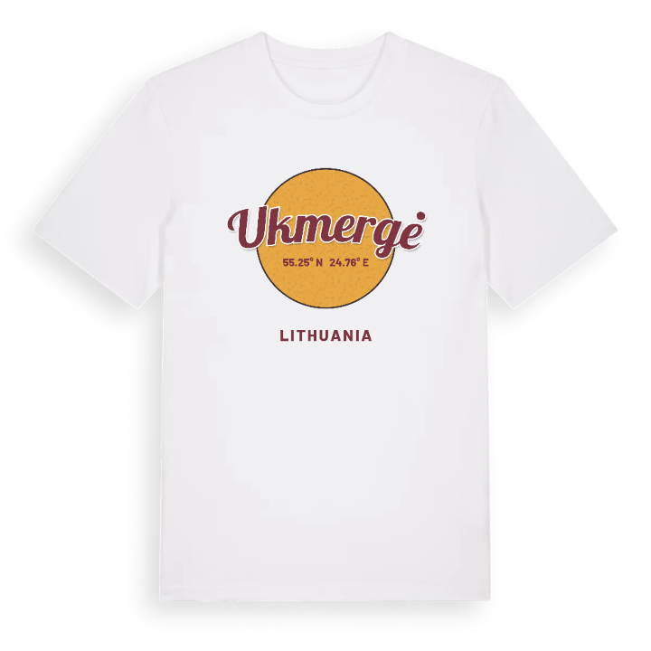 Ukmergė cirkel t-shirt – t-shirt från PinShirt