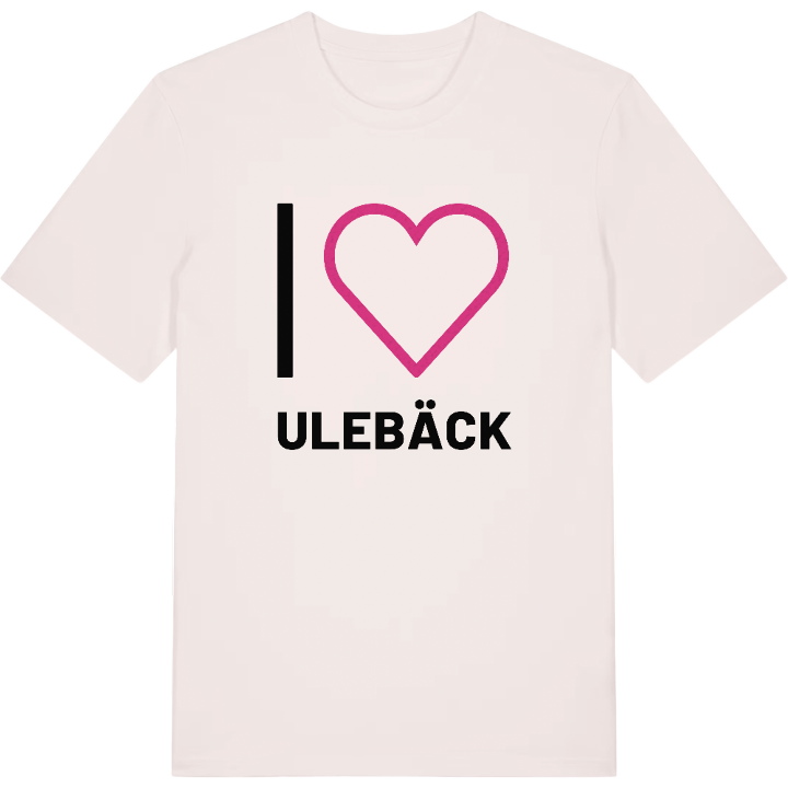 Jag älskar Ulebäck t-shirt stort tryck – t-shirt från PinShirt