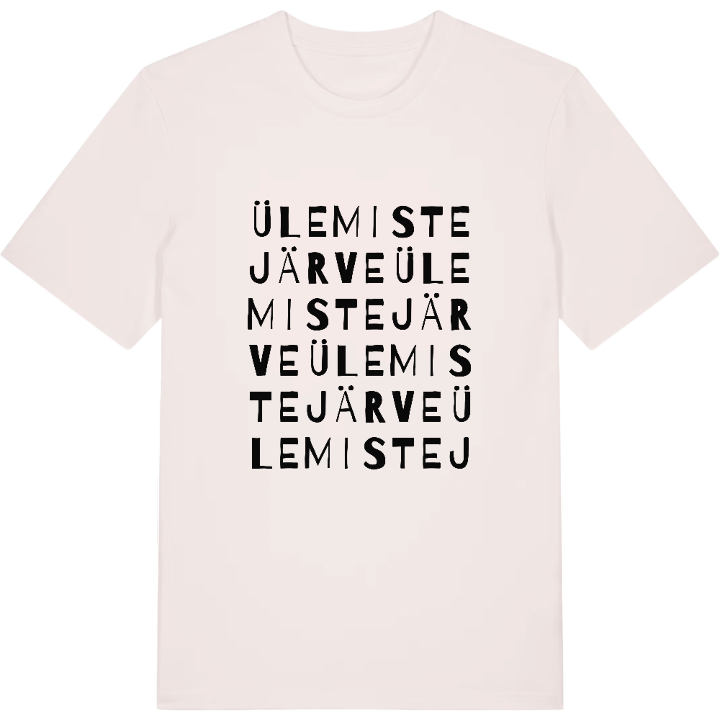 Ülemistejärve ordlek t-shirt – t-shirt från PinShirt