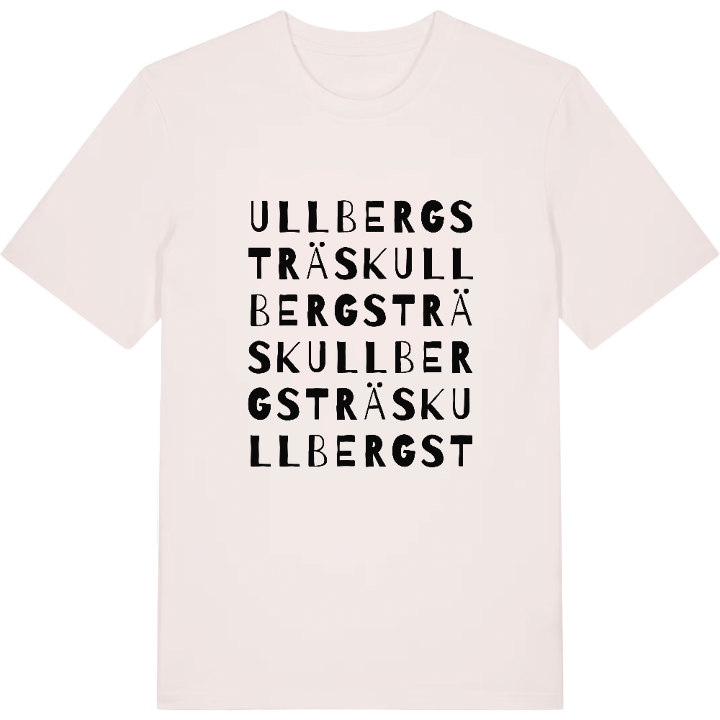 Ullbergsträsk ordlek t-shirt – t-shirt från PinShirt
