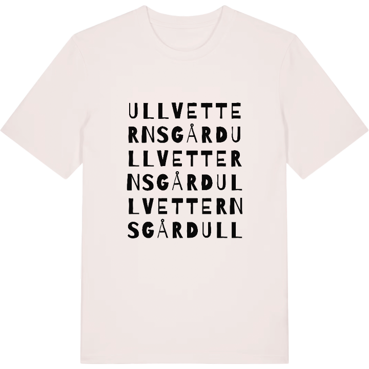 Ullvetterns gård ordlek t-shirt – t-shirt från PinShirt