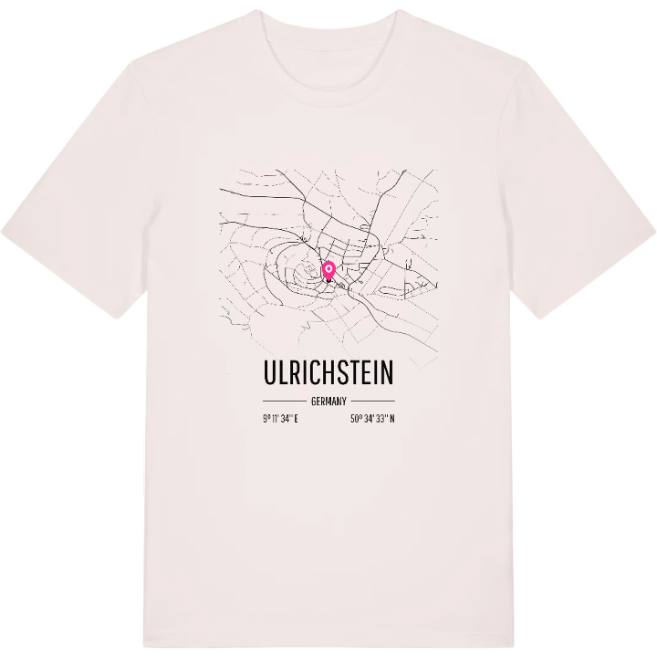 Ulrichstein karta t-shirt – t-shirt från PinShirt