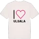 Jag älskar Ulsala t-shirt stort tryck
