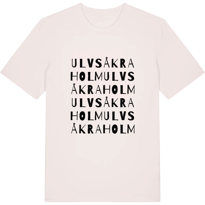 Ulvsåkraholm ordlek t-shirt – t-shirt från PinShirt