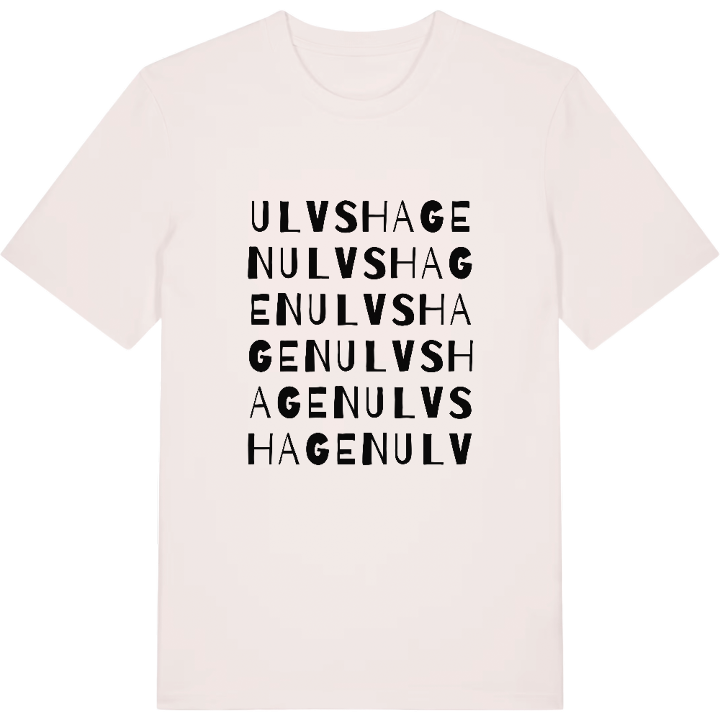 Ulvshagen ordlek t-shirt – t-shirt från PinShirt