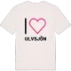 Jag älskar Ulvsjön t-shirt stort tryck