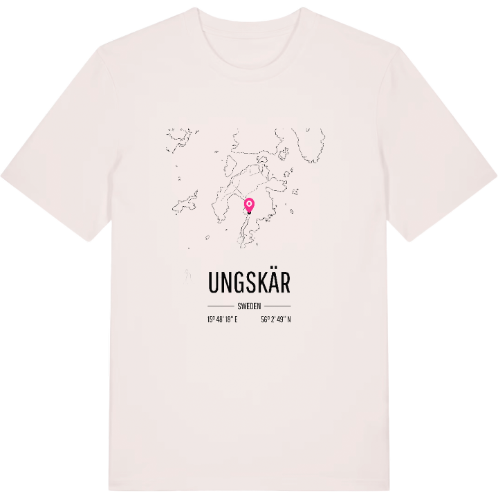 Ungskär karta t-shirt – t-shirt från PinShirt