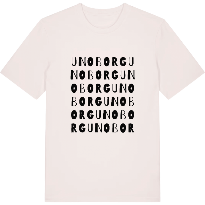 Unoborg ordlek t-shirt – t-shirt från PinShirt