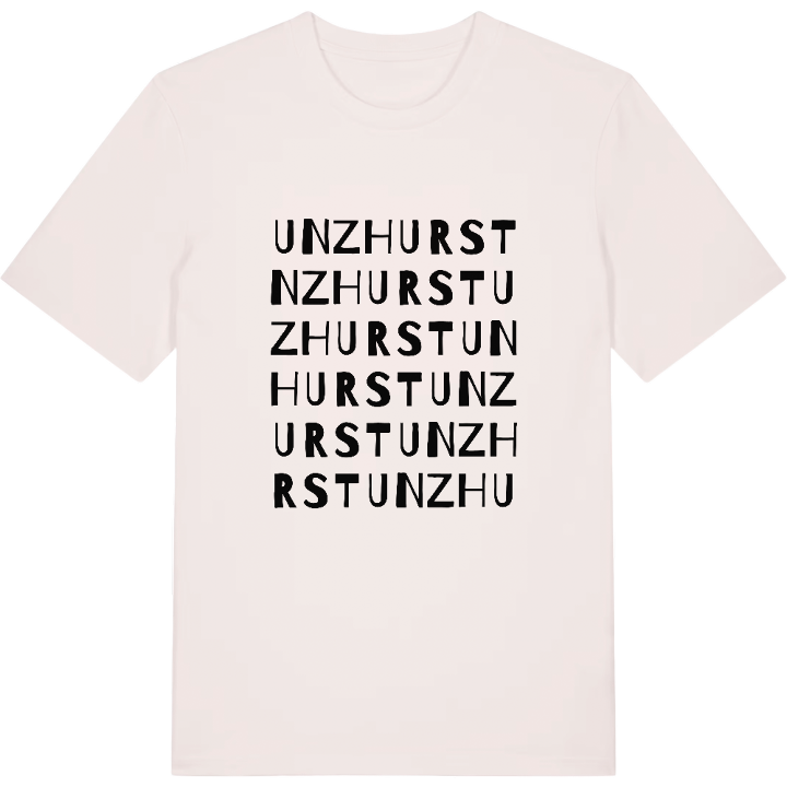 Unzhurst ordlek t-shirt – t-shirt från PinShirt