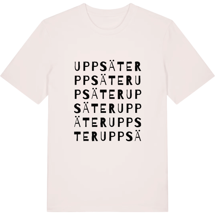 Uppsäter ordlek t-shirt – t-shirt från PinShirt