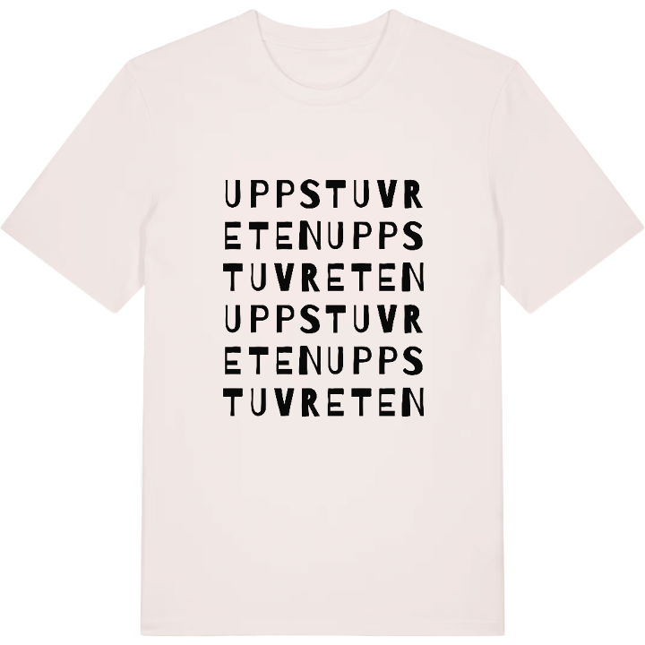 Uppstuvreten ordlek t-shirt – t-shirt från PinShirt