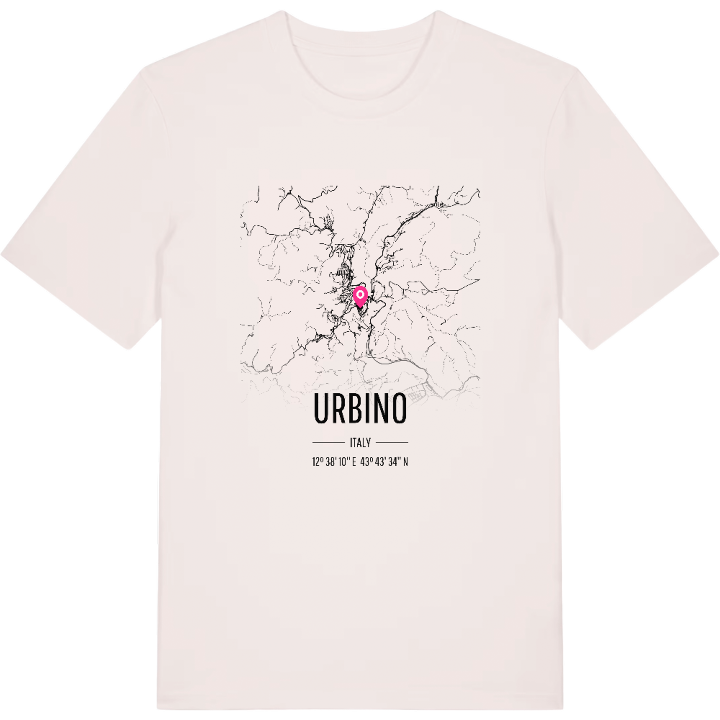 Urbino karta t-shirt – t-shirt från PinShirt