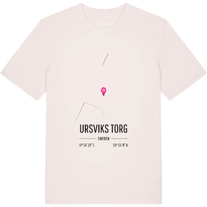 Ursviks Torg karta t-shirt – t-shirt från PinShirt