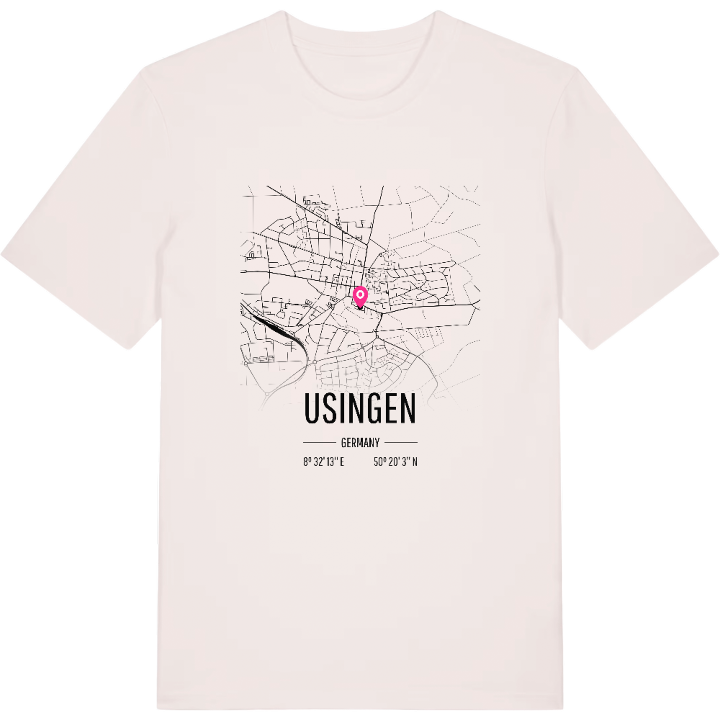 Usingen karta t-shirt – t-shirt från PinShirt