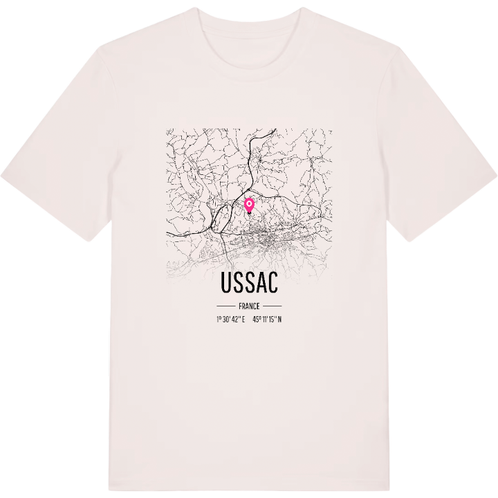 Ussac karta t-shirt – t-shirt från PinShirt